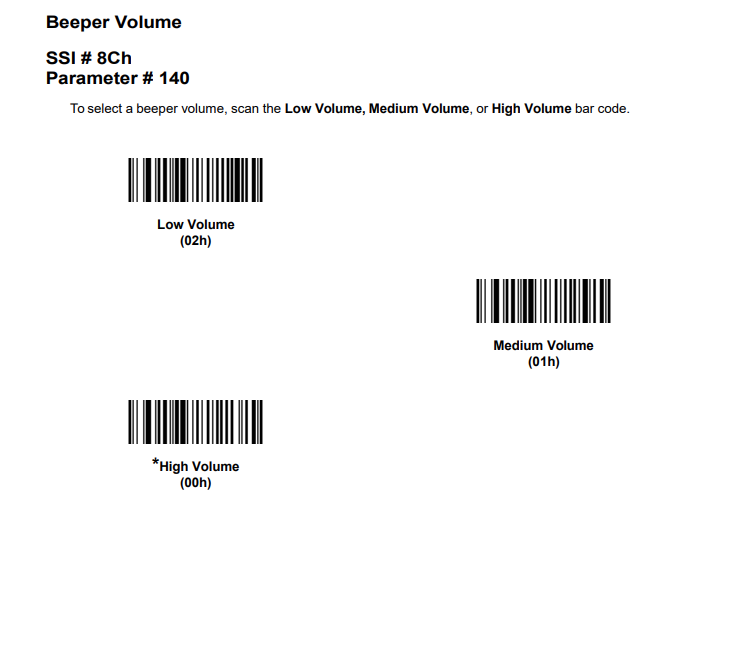 Volume Configuration